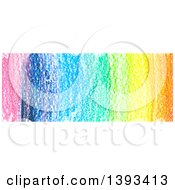 Clipart Of A Color Pencil Drawing Background Royalty Free Vector Illustration