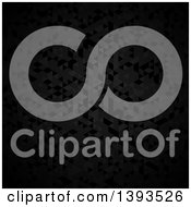Clipart Of A Black Geometric Background Royalty Free Illustration