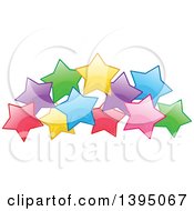 Poster, Art Print Of Colorful Cluster Of Stars