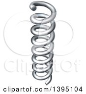 3d Silver Coil Spring