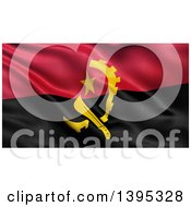 Poster, Art Print Of 3d Waving Angola Flag
