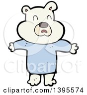 Poster, Art Print Of Cartoon Polar Bear