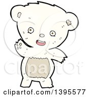 Clipart Of A Cartoon Polar Bear Royalty Free Vector Illustration