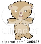 Poster, Art Print Of Cartoon Brown Bear