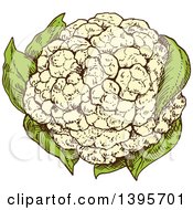 Sketched Cauliflower