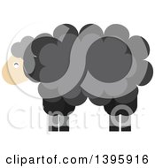 Poster, Art Print Of Flat Design Black Sheep