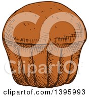 Poster, Art Print Of Sketched Muffin Or Cupcake