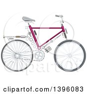 Poster, Art Print Of Bicycle With Visible Mechanical Parts