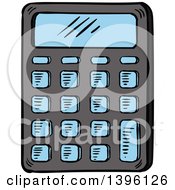Poster, Art Print Of Sketched Calculator