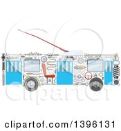 Poster, Art Print Of Trolley Bus With Visible Mechanical Parts
