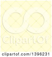 Poster, Art Print Of Seamless Pattern Background Of Diamond Shaped Tiles In Yellow