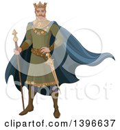 Poster, Art Print Of Fairy Tale Medieval Blond Caucasian King