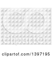 Clipart Of A Grayscale Diamond Pattern Texture Royalty Free Vector Illustration by dero