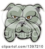 Poster, Art Print Of Cartoon Bulldog Face