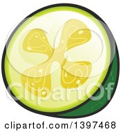 Clipart Of A Pineapple Guava Royalty Free Vector Illustration