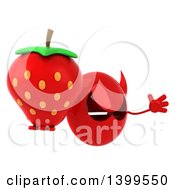 Clipart Of A 3d Red Devil Head On A White Background Royalty Free Illustration