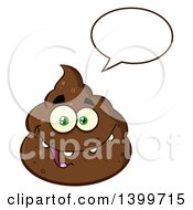 Poster, Art Print Of Cartoon Pile Of Poop Character Talking