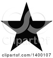 Poster, Art Print Of Black And White Star