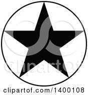 Poster, Art Print Of Black And White Star