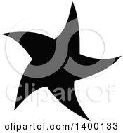 Poster, Art Print Of Black And White Star