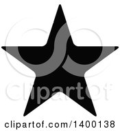 Poster, Art Print Of Black And White Star