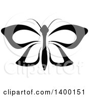 Poster, Art Print Of Black And White Butterfly