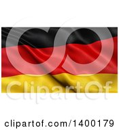 Poster, Art Print Of 3d Waving German Flag