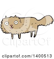 Clipart Of A Cartoon Kitty Cat Royalty Free Vector Illustration