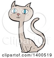 Poster, Art Print Of Cartoon Kitty Cat