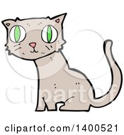 Poster, Art Print Of Cartoon Kitty Cat