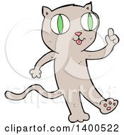 Poster, Art Print Of Cartoon Kitty Cat