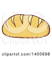 Clipart Of A Loaf Of Bread Royalty Free Vector Illustration