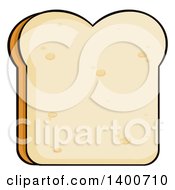 Poster, Art Print Of Piece Of White Sliced Bread