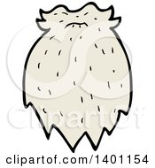 Clipart Of A Cartoon Beard And Mustache Royalty Free Vector Illustration by lineartestpilot