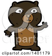 Poster, Art Print Of Cartoon Brown Bear