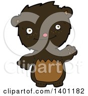 Poster, Art Print Of Cartoon Brown Bear