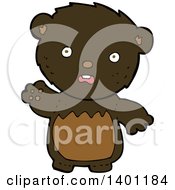 Poster, Art Print Of Cartoon Brown Bear