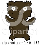 Poster, Art Print Of Cartoon Brown Bear