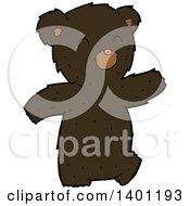 Poster, Art Print Of Cartoon Brown Bear