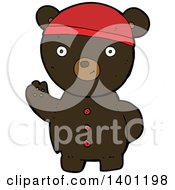 Poster, Art Print Of Cartoon Brown Bear