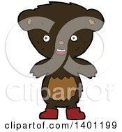 Poster, Art Print Of Cartoon Brown Bear