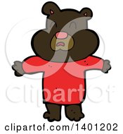 Poster, Art Print Of Cartoon Brown Bear