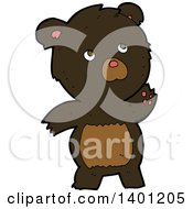 Poster, Art Print Of Cartoon Brown Bear