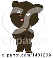 Poster, Art Print Of Cartoon Brown Bear