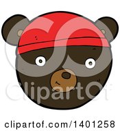 Clipart Of A Cartoon Brown Bear Royalty Free Vector Illustration