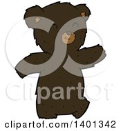 Poster, Art Print Of Cartoon Brown Bear