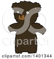 Poster, Art Print Of Cartoon Brown Bear