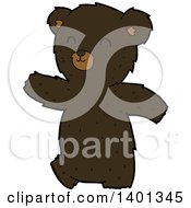 Poster, Art Print Of Cartoon Brown Bear