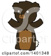 Poster, Art Print Of Cartoon Brown Bear