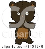 Poster, Art Print Of Cartoon Brown Bear